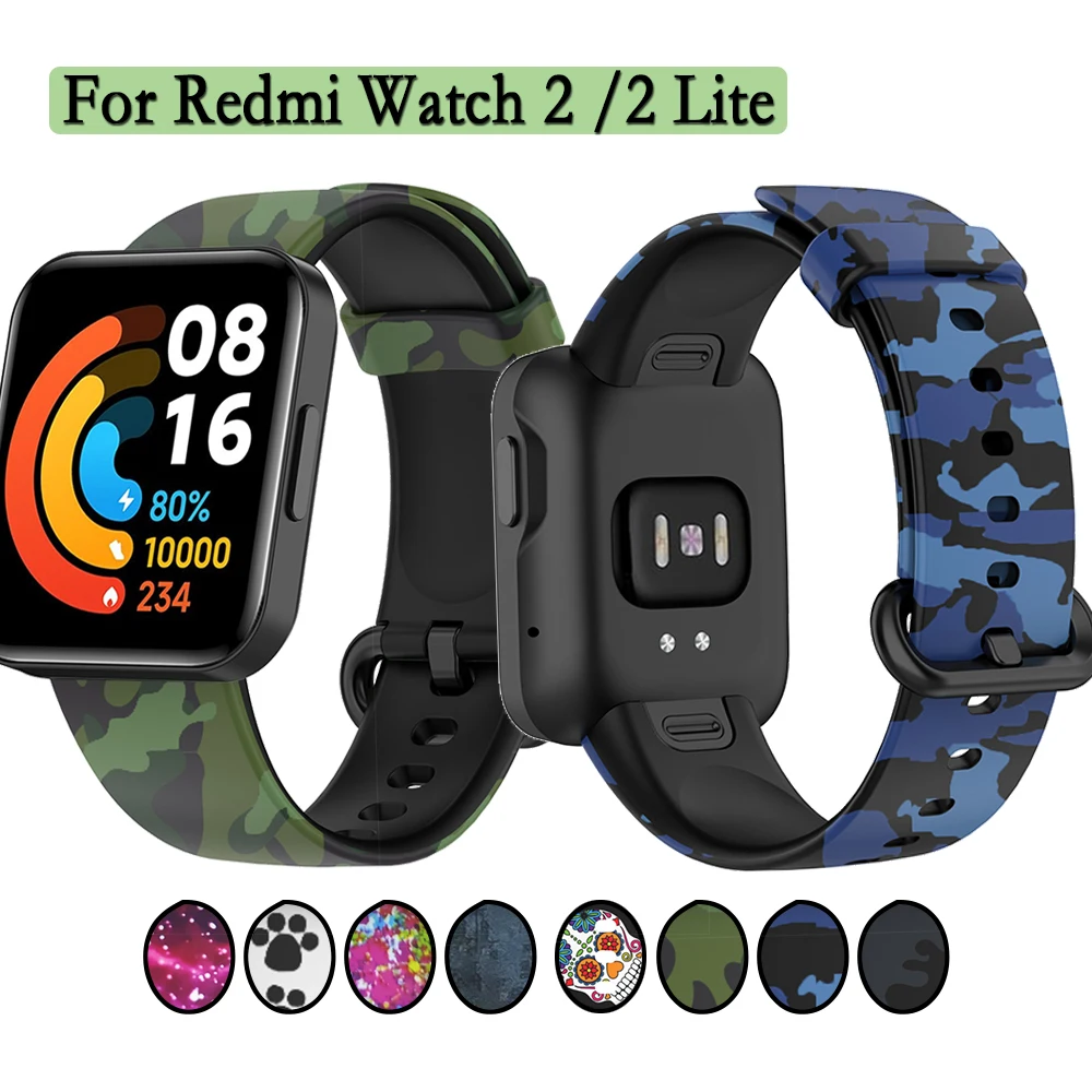 Replacement Strap For Redmi Watch 2 Life Silicone Watchbands Watch Strap For Redmi Horloge 2 Strap Correa Bracelet With Case