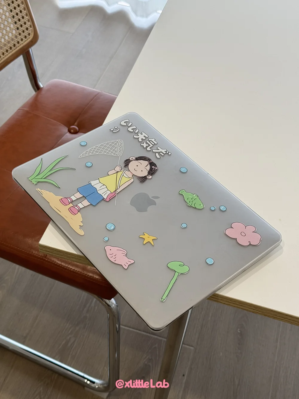 Cute Cartoon Girl Laptop Case For Macbook Neo Air 13 15 Pro 13 14 16 M1 M2 M3 M4 M5 Chip Hard Cover For Mac Book Protective Case