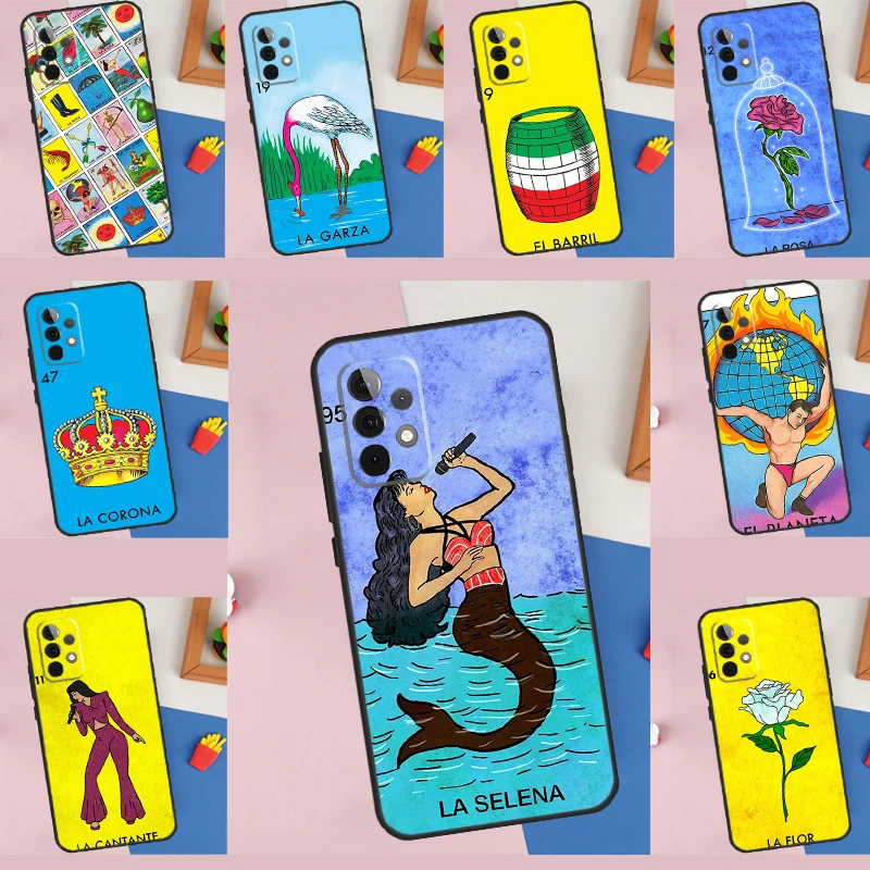 Mexican Bingo Loteria For Samsung Galaxy A54 A34 A14 A52 A51 A71 A13 A23 A33 A53 A73 A12 A22 A32 Phone Case