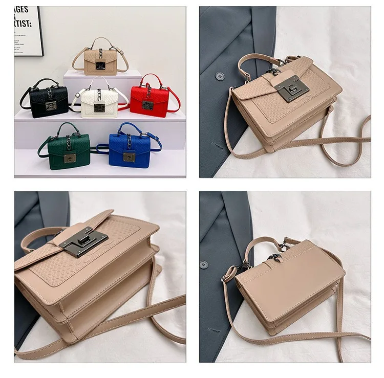 New 2024 Alligator Pattern Handbag Ladies Fashion Small Simple Shoulder Bag Vintage Strap Messenger Bags Wallet For Women