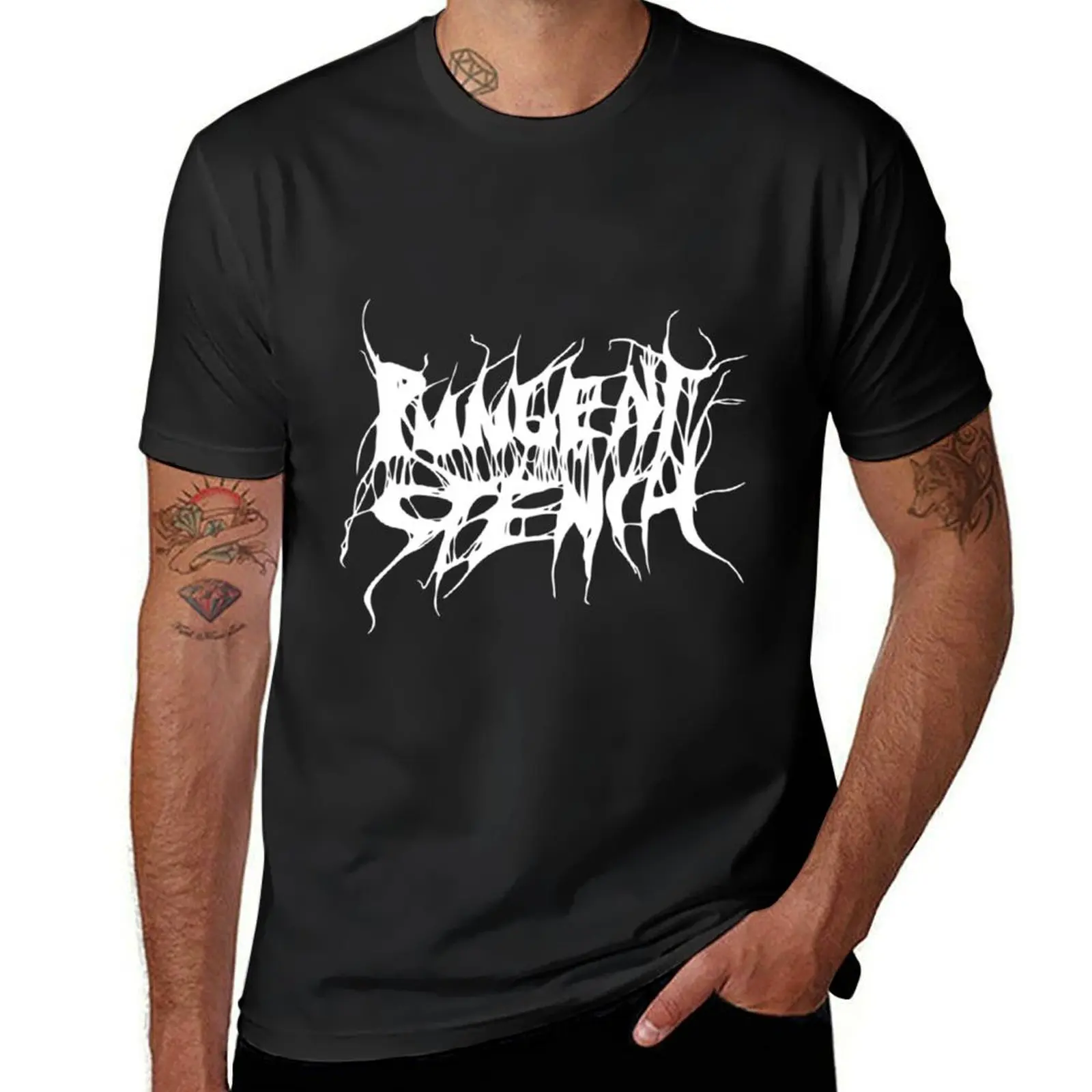 

Футболки с логотипом Pungent Stench Band, футболка с кепкой, футболка большого размера в стиле аниме, черные футболки с баскетбольным рисунком, мужская дизайнерская одежда