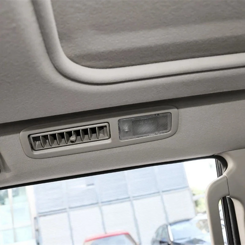 Panel de rejilla de salida de aire acondicionado para coche, cubierta de rejilla de color Beige para Mitsubishi Pajero V93 V97, 4 unidades