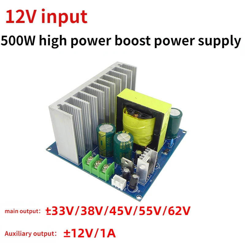 

DC 12v to Positive and Negative 39v56v Dual Power Supply TDA8954 IRS2092 High Power Amplifier Boost Power Board