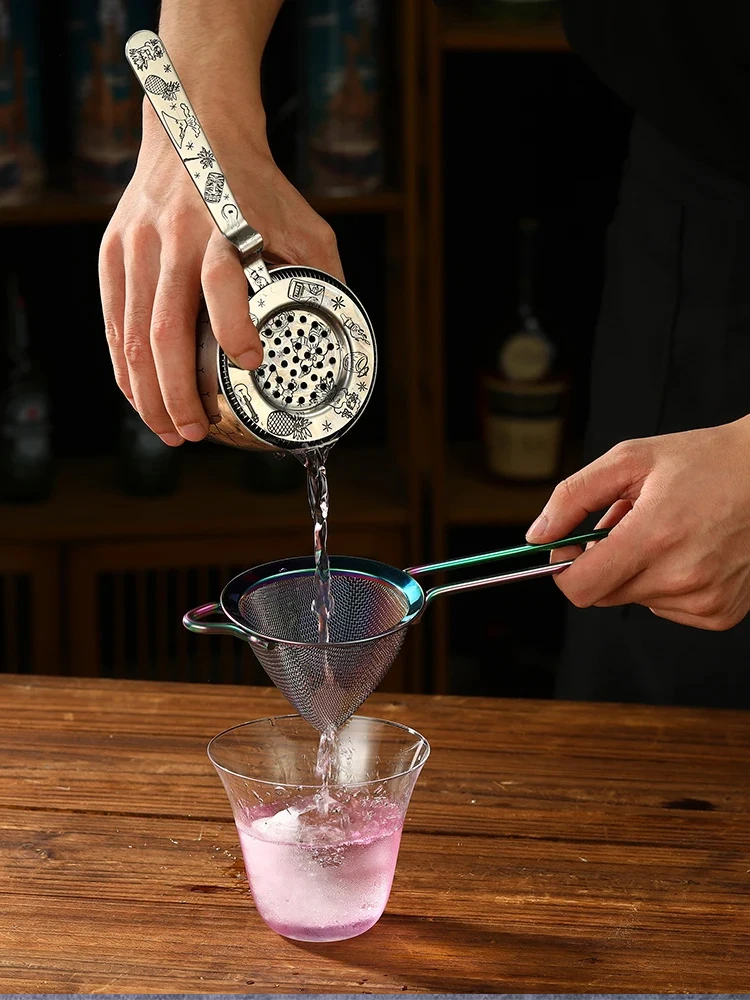 Cocktail Strainer Hoffman Bar Strainer Deluxe Strainer For cocktail drink Bar tool