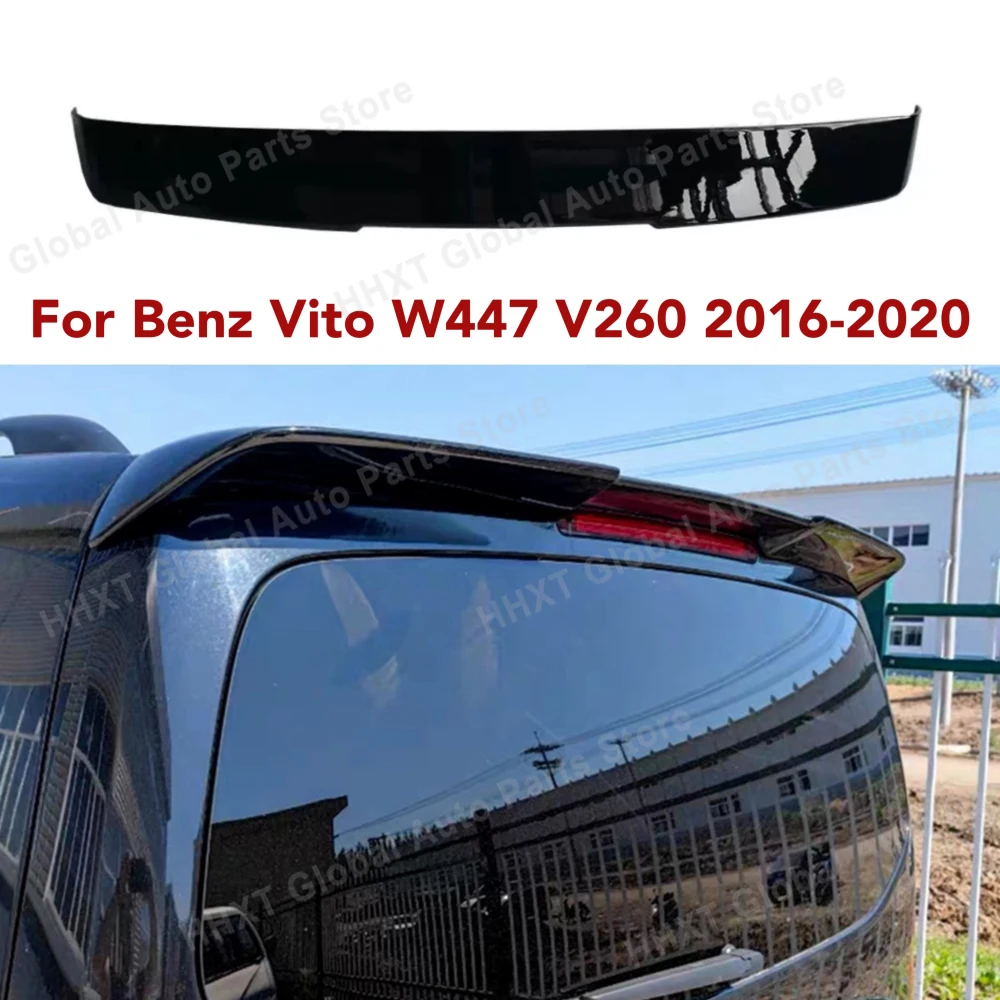 Für 2016-2020 Mercedes-Benz Vito W447 V250 V260 Hinten Dach Stamm Deckel Auto Spoiler Flügel ABS Kunststoff außen Tuning Zubehör