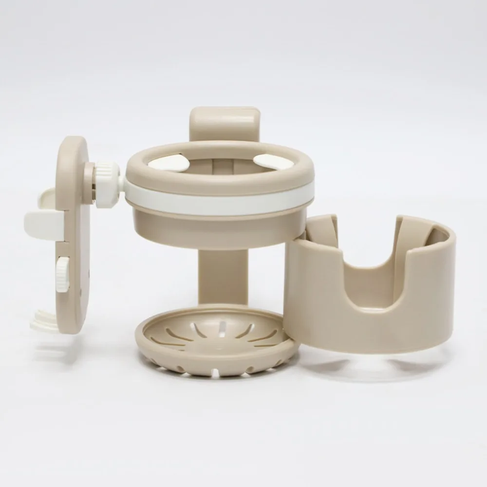 

Противоскользящий держатель для чашки для детской коляски, простой в установке, регулируемая подставка для детской чашки, вращающийся держатель для телефона