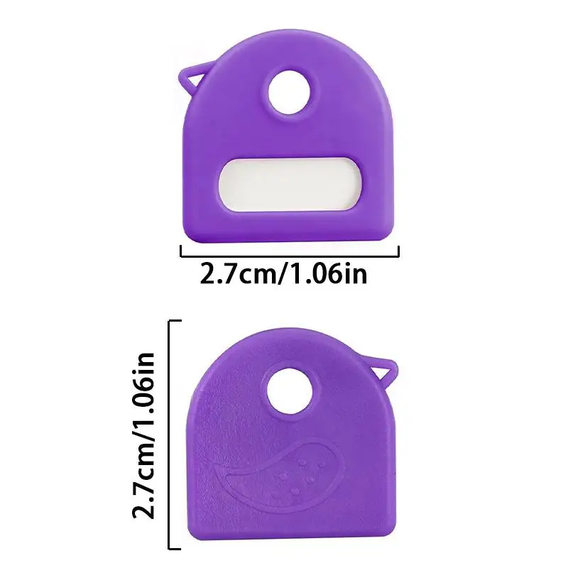 

20Pcs Elastic Key Identifiers Protector Key Toppers Cover Soft Rubber Colored Key Caps Covers DIY Accessories