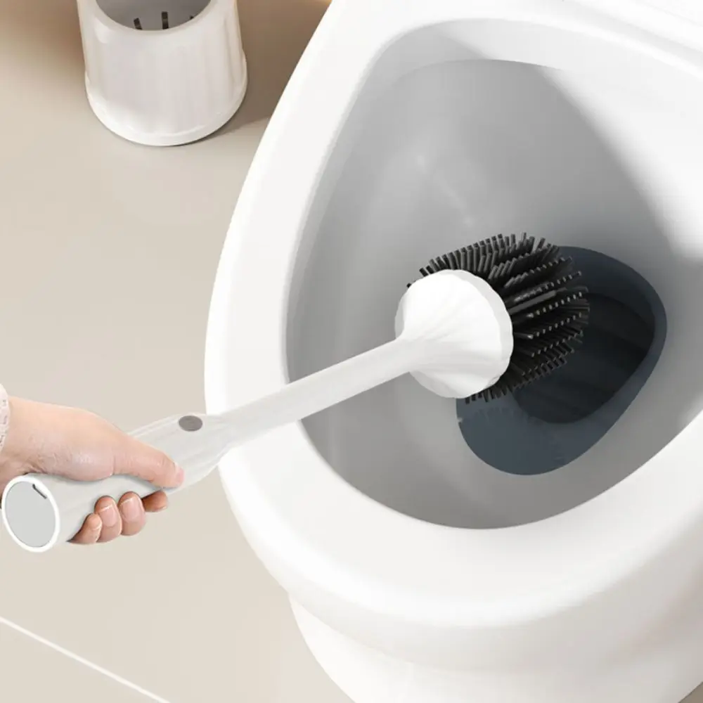 Detachable Replacement Heads Electric Toilet Cleaning Brush Sturdy Structure Long Service Life Toilet Cleaning Brush