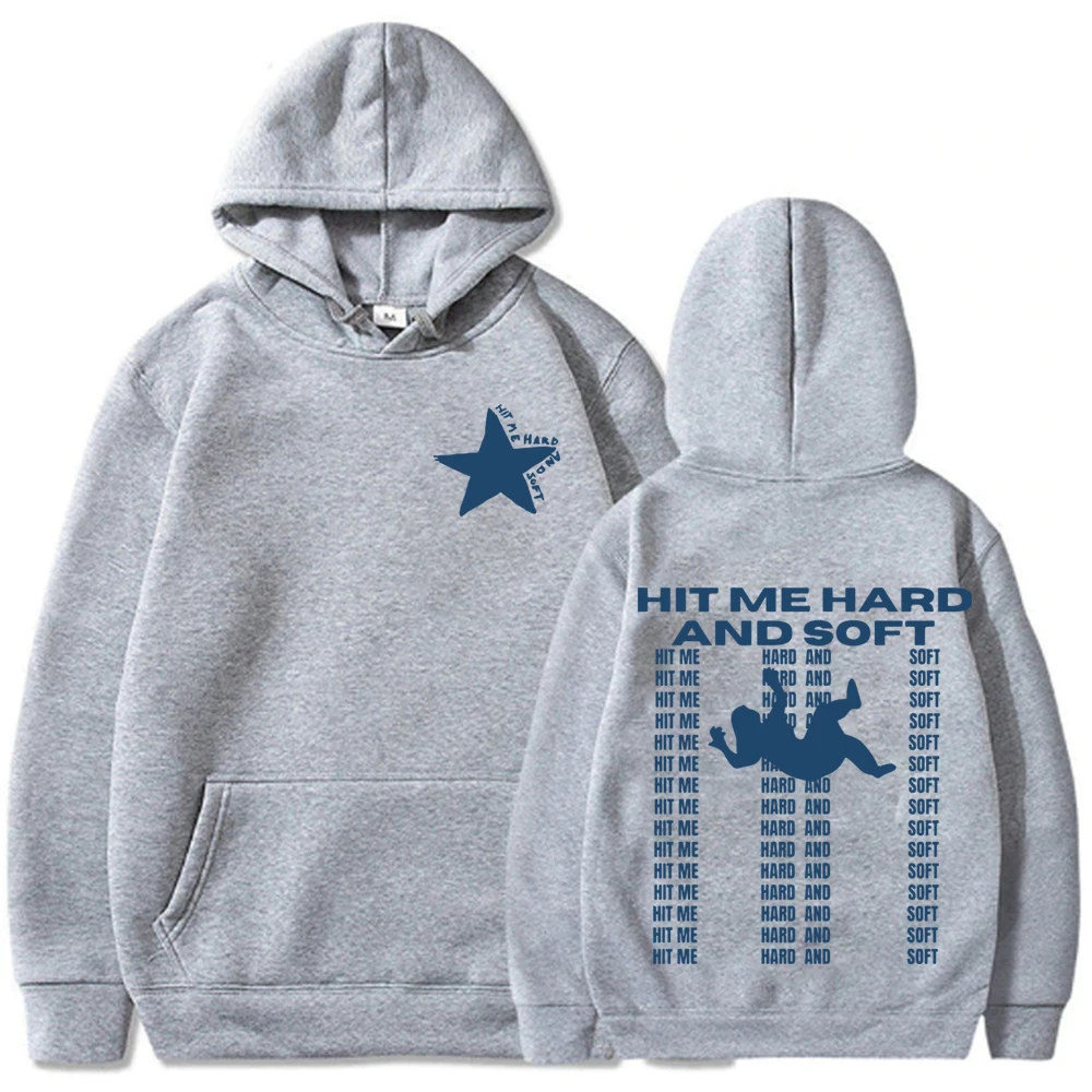 Hit Me Hard and Soft 2024 Tour Męskie bluzy z kapturem Hot Billie Pullover Hoodie Sudaderas Male