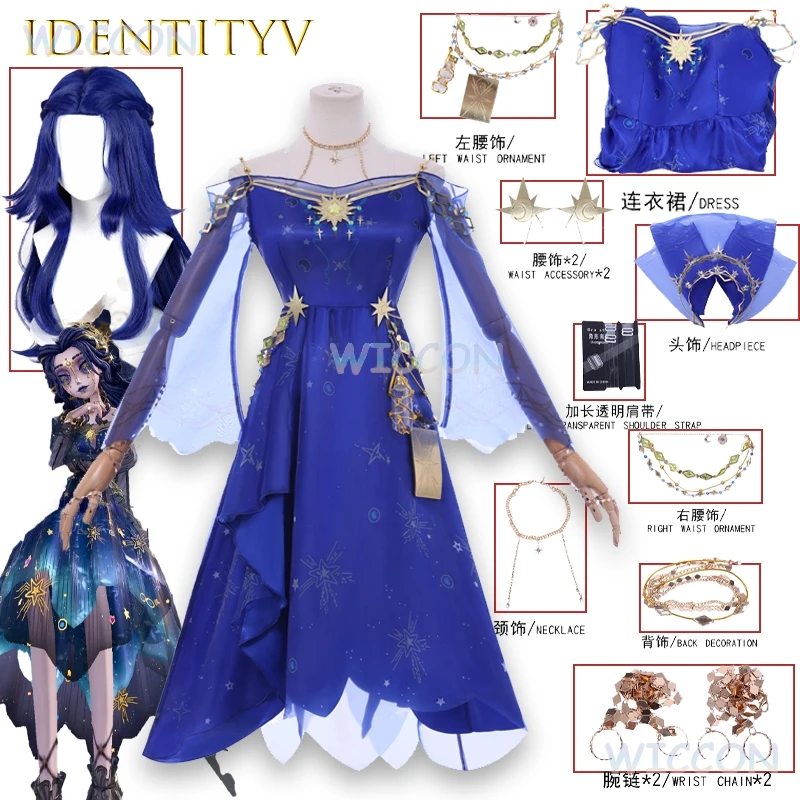 

IdentityV Night Psychologist Cosplay Costume Eternal Dream Outfit Anime Game Character Dress Gothic Fantasy Halloween Party Cos