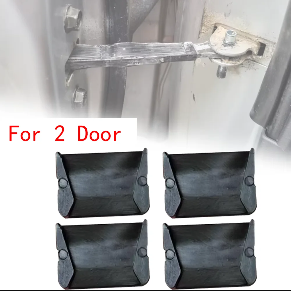 4X For Suzuki Grand Vitara II 2005 2006 2007 2008 - 2017 Car Door Check Strap Repair Kit Stopper Damping Clip 2 Door