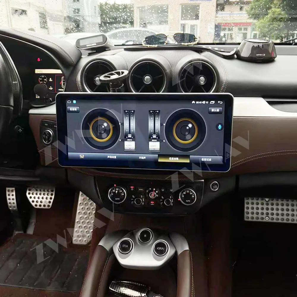 New Design 12.3 Inch Screen Carplay For Ferrari FF Android 15 GPS Navi Multimedia Player Auto Stereo Radio Left/Right-Hand Drive