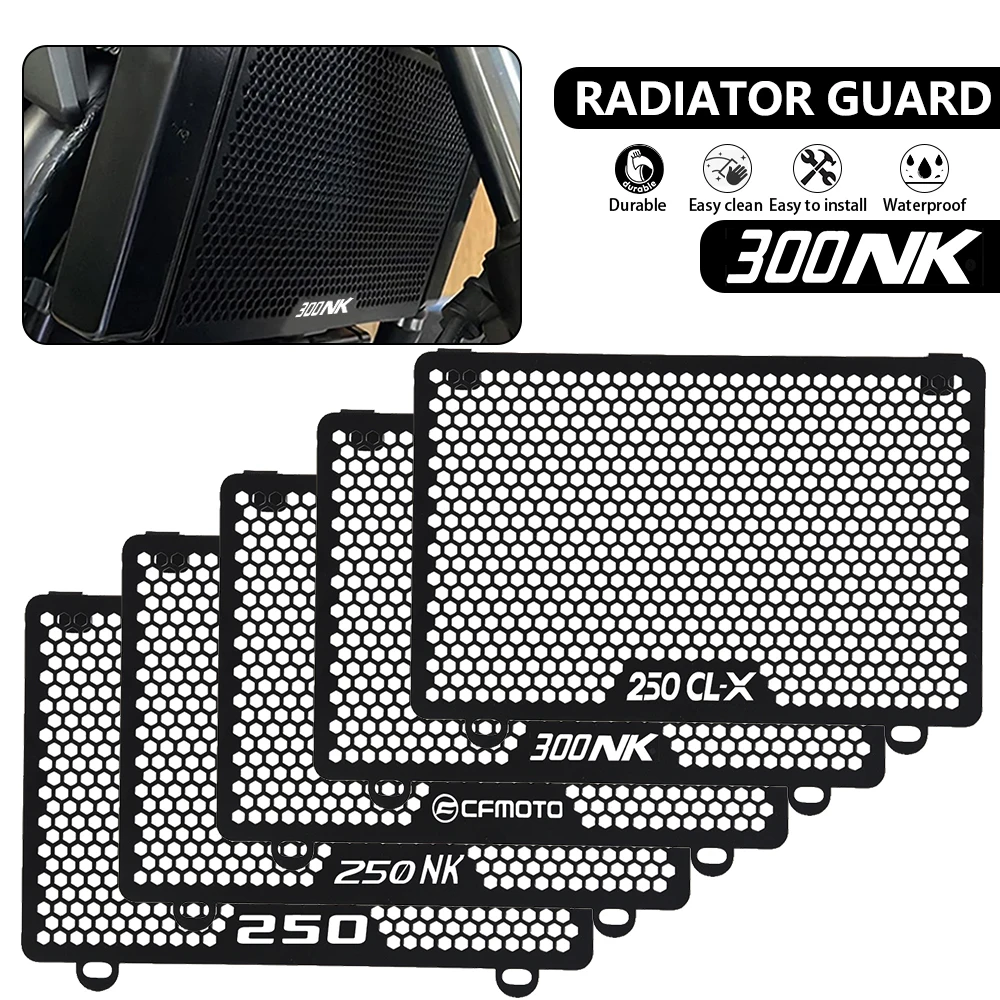 

For CFMOTO 250NK 300NK 250CLX 2022 2023 2024 CLX CL-X CLX250 Motorcycle 250 300 NK Radiator Grille Cover Guard Protection Parts