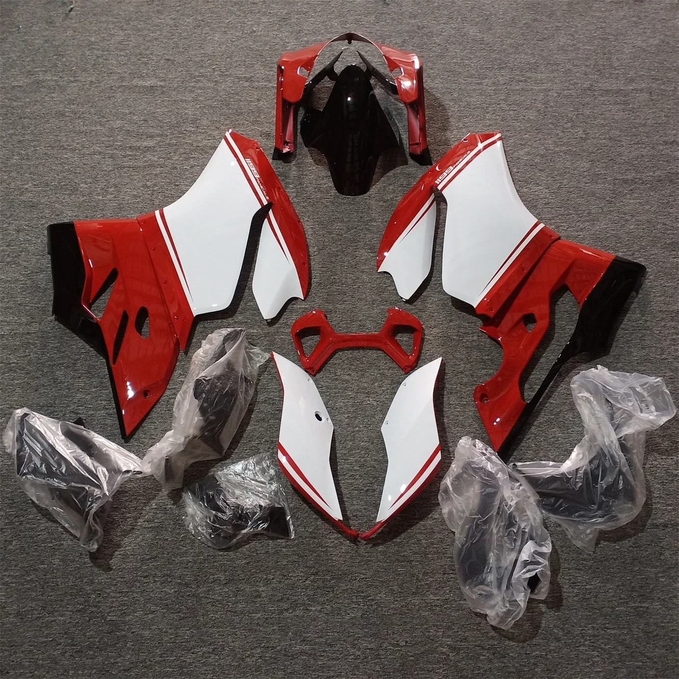 Motorcycle Fairing Kit for Ducati 1199  2012 2013 2014 2015 Years 899 12-15 Fairing Red white Black