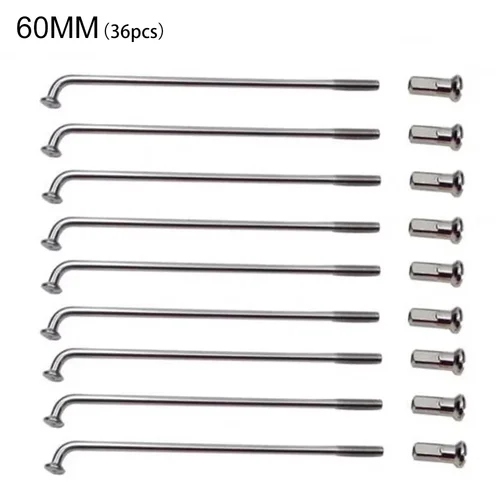 Imagen 2 del producto ALLTOO-Radios de acero para bicicleta eléctrica, piezas para ciclismo, 12G, 60mm-305mm, 36 unidades por lote