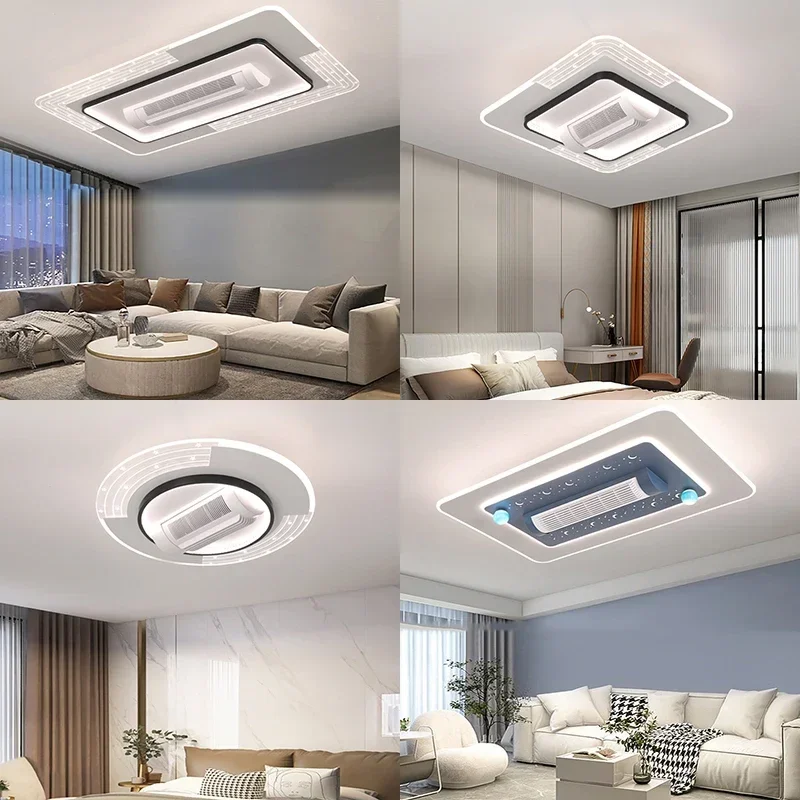 modern interior led ventilador de teto lampadas regulavel com controle remoto espectro completo sem lamidas iluminacao para sala de estar fas do quarto novo 01