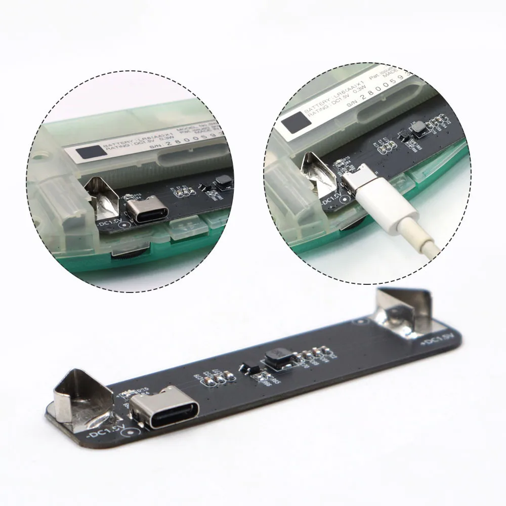 

USB Power Board Rechargeable Type-C Power Module For Bandai WonderSwan For WS Console