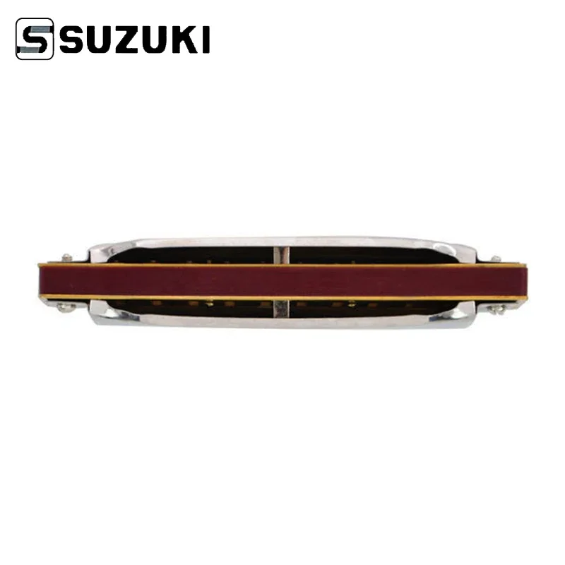 [12 Tasten] Suzuki Diatonische Mundharmonika 1072 New Silver FolkMaster Gaita Standard 10-Loch Diatonische Mundharmonika Anfänger Blues Harfe