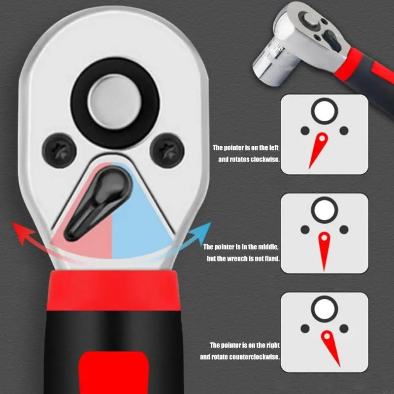 40je 48pcs Quick 1/4 Sockelschlüssel -Ratschen -Set Hexagonal Auto Repair Tool Wrench Ratchet Set professionelles