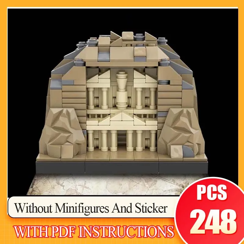 

DIY Model Brick Education Toys Christmas Gift MOC Building Block Petra Popular Game Model Building Blocks