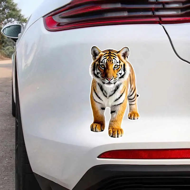 

Domineering Tiger Animal Cartoon Car Sticker Waterproof Styling Automobiles Motorcycle Exterior Accessories Vinyl Decals Y199