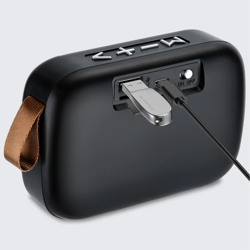 

Speaker Outdoor Wireless Sound Box Handsfree Call Rechargeable Bluetooth-compatible 4.2 Plastic Box, Blue