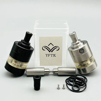 YFTK Style Kayfun X Mini RTA  Atomizer 3.2ml Capacity 23mm Diameter 316ss Single Coil Aerokon Airflow Rebuildable Tank Vaporizer