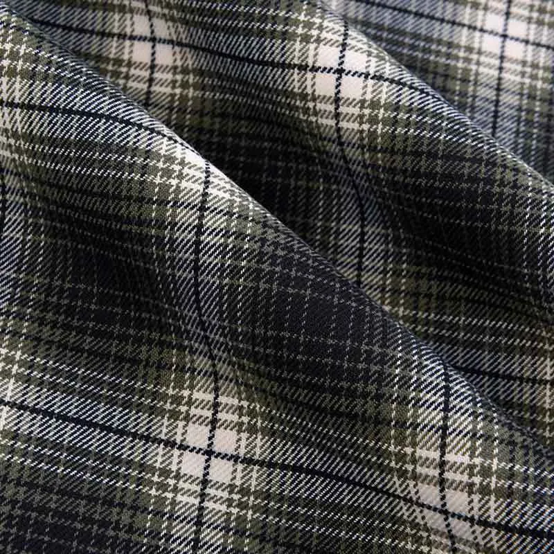 Twill yarn-dyed fabric stretch shirt trousers and coat knitted