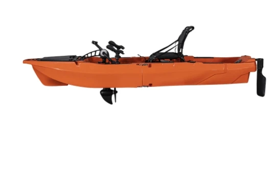 New Designed 3M 1 Person Modular Fishing Kayak with Pedals Detachable Foldable kayak with Electric Motor