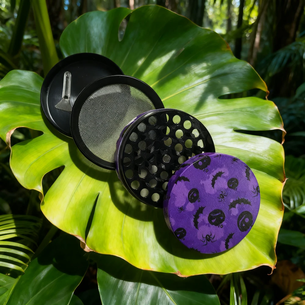 63MM 4 Piece Grinder Aluminum Alloy Novelty Design Grinder