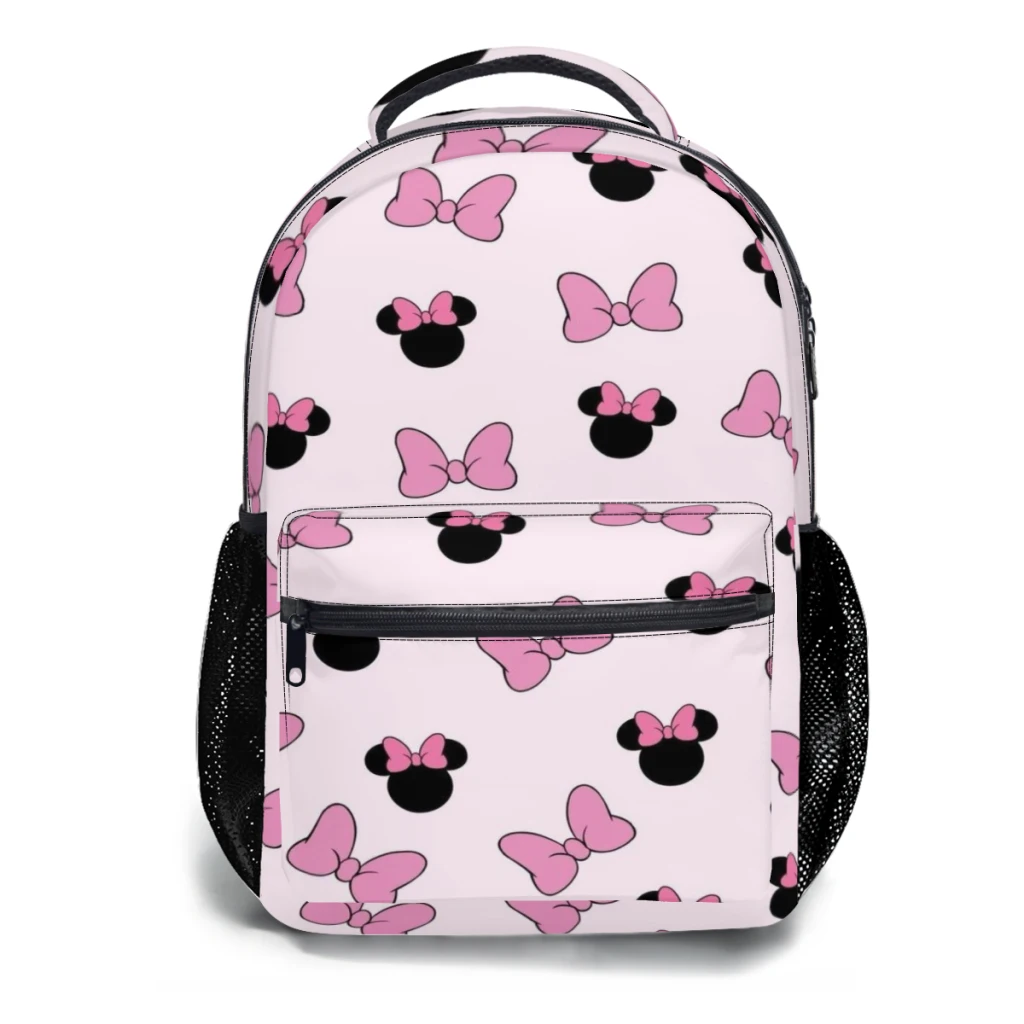 New Fashionable Mikey Mouse Pattern School Bag  Print Backpack 17inch