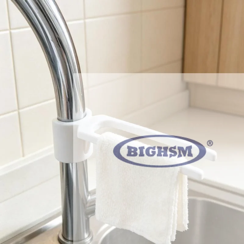 Faucet Towel Rack Sink Cloth Hanger No Drill Universal Faucet Mount Holder For Kitchen Counter Storage Drying Organizer