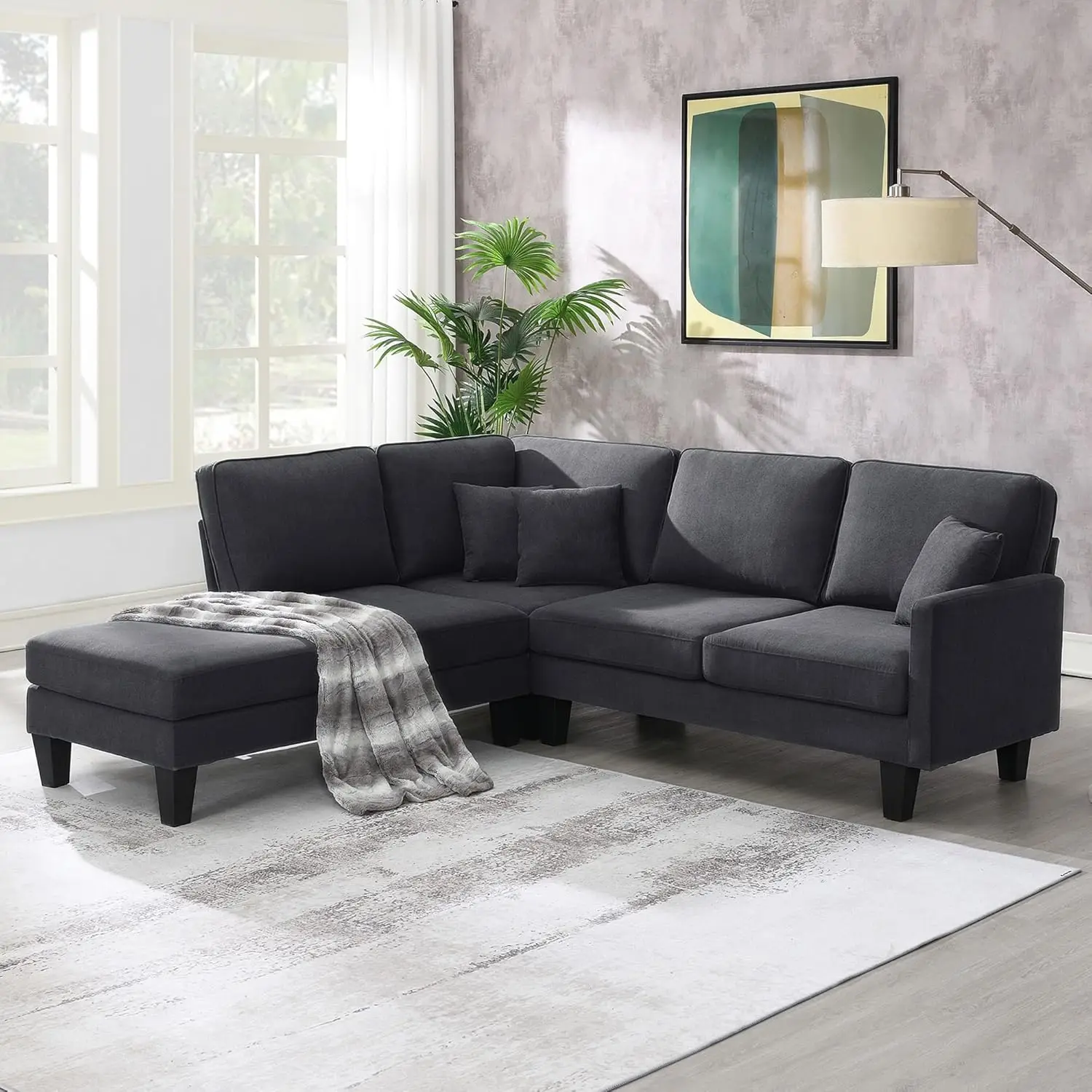 Modular Sectional Sofa Couch, 90