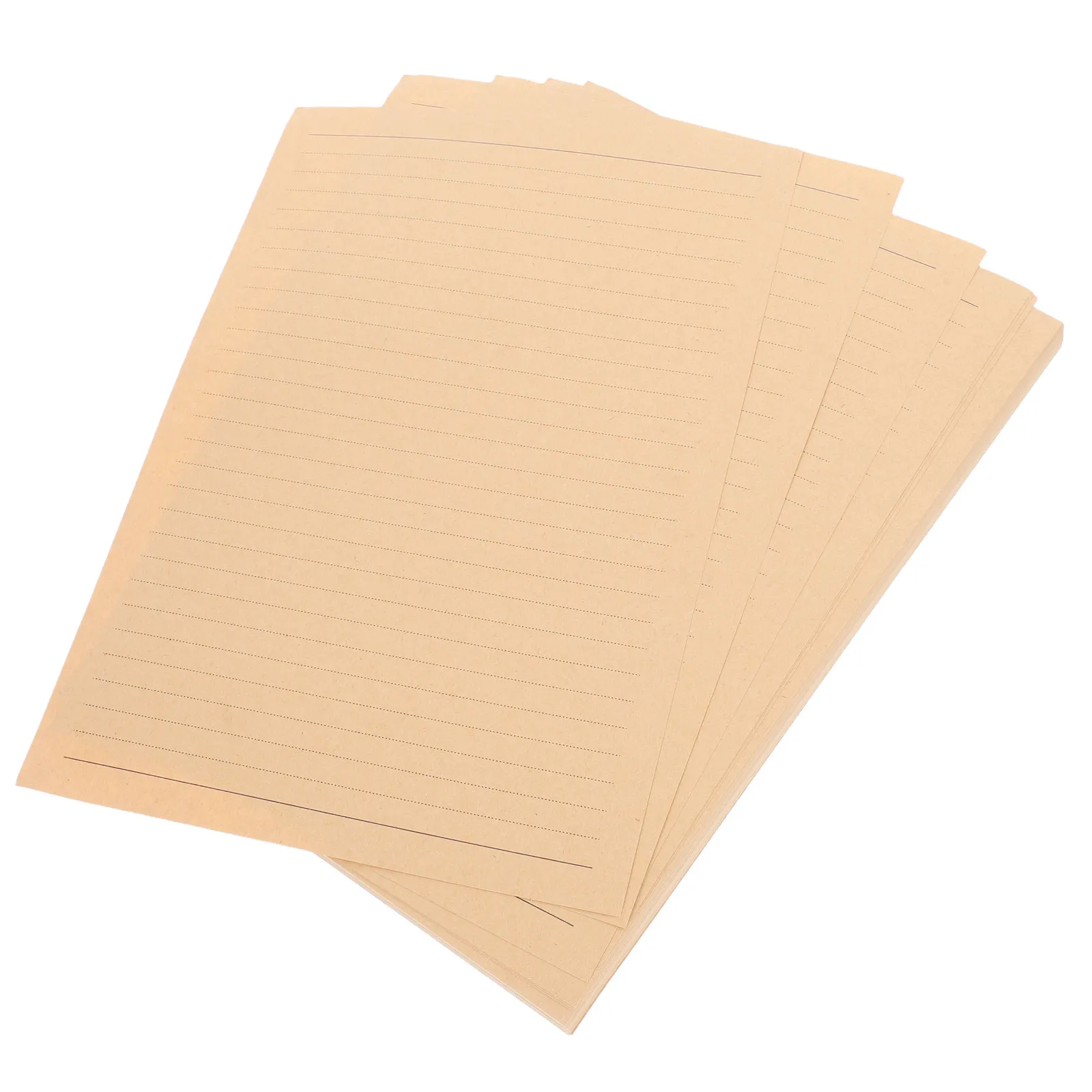 100Pcs Vintage Letter Writing Paper For Letter Writing Stationery Student Kraft Set Lined Old Fashioned Correspondence