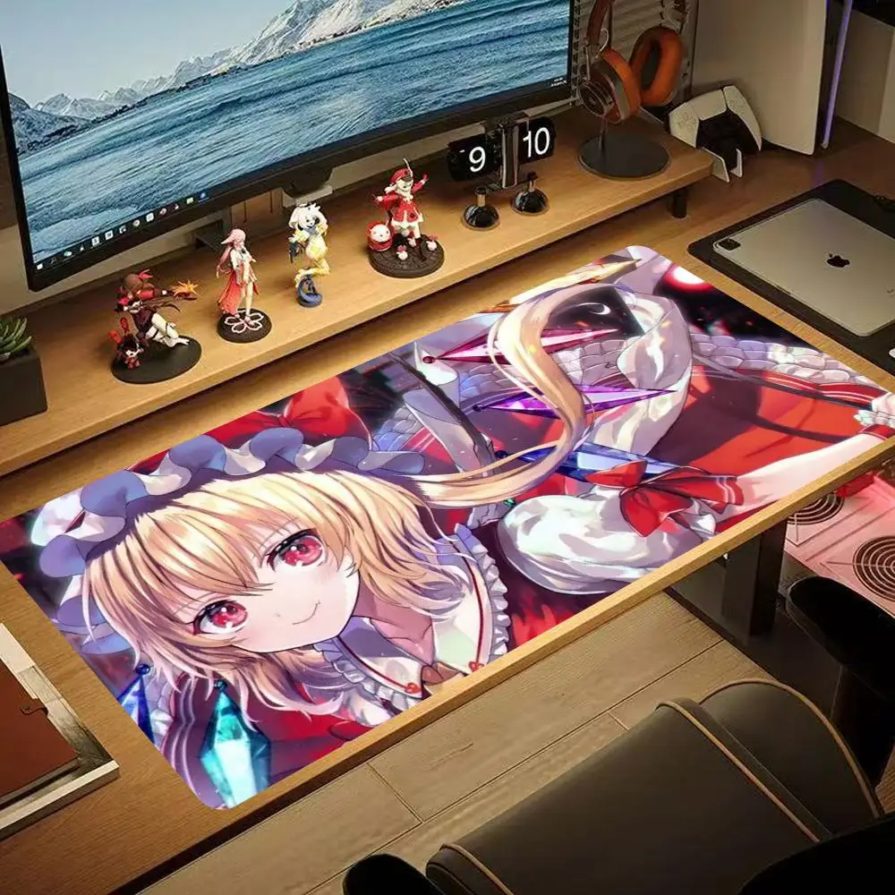 

Anime Touhou Project Mouse Pad 90x40CM non-slip Gaming Mousepad Gamer E-Sports Mouse Mat Game Mechanical Keyboard XXL Desk Mat