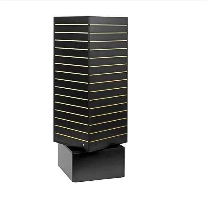 Rak Display Slatwall Unit Kayu Custom untuk Toko Pakaian