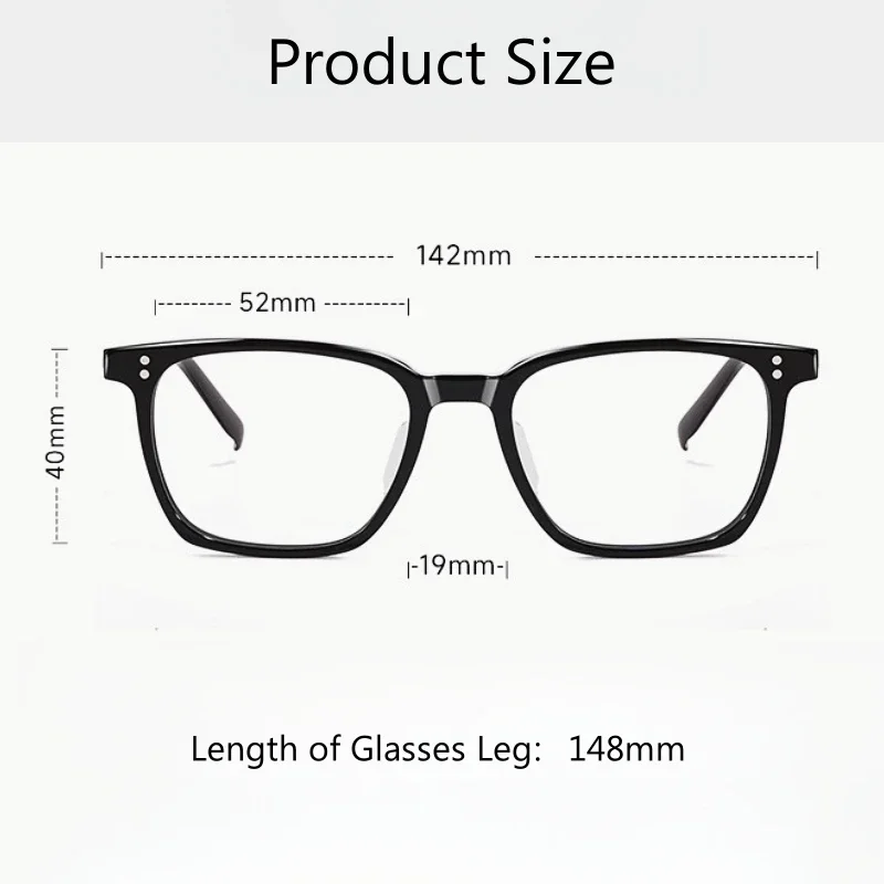 Platz Acetat Reinem Titan Optische Brillen Frauen Neue Luxus Retro männer Brillen Myopie Rahmen Premium T22001