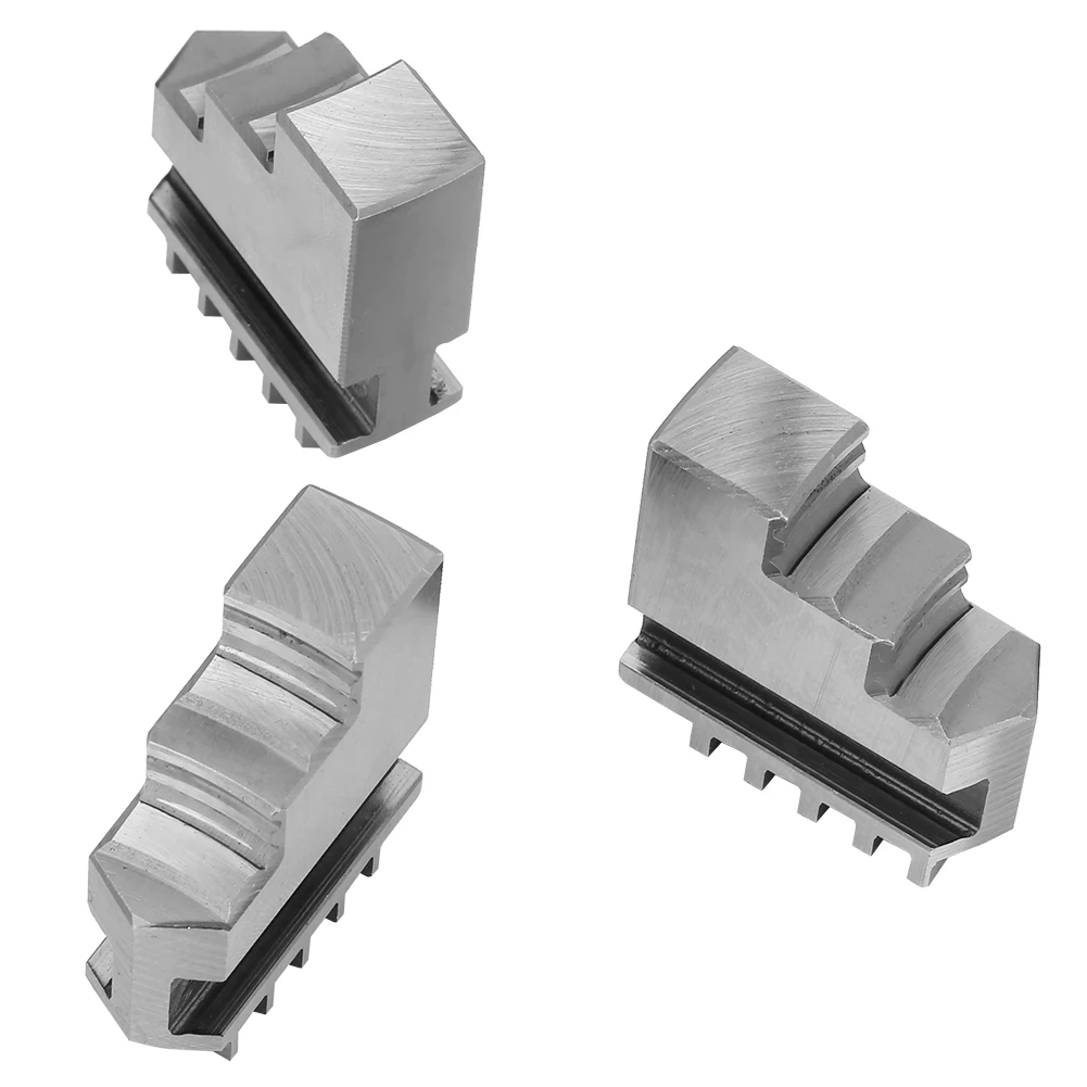3 pcs pair K 11-80 Outside Jaw Chuck Self Centering Metal Lathe Chuck Jaws Metal Processing Tool