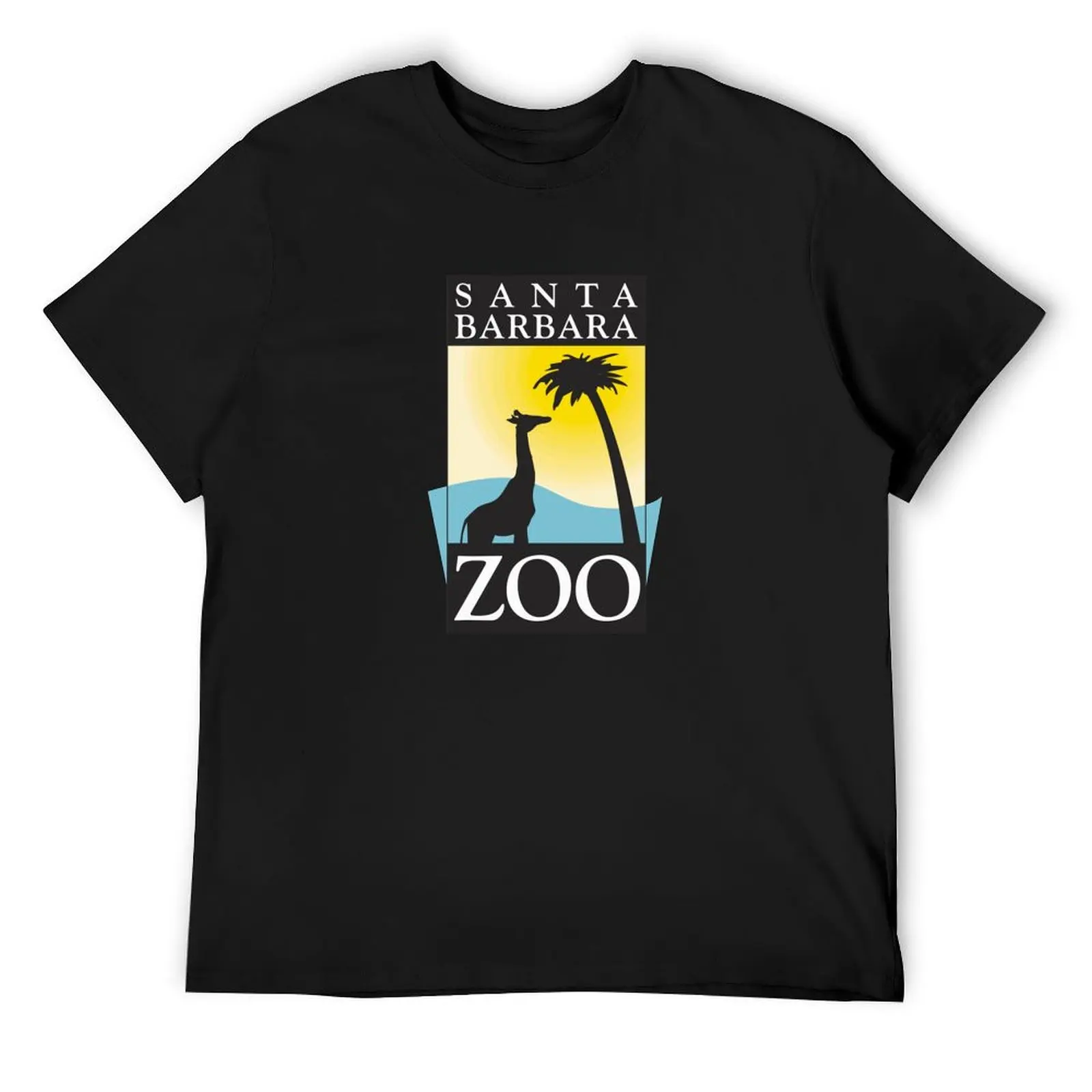 Santa Barbara Zoo Logo Design1 T-Shirt vintage t shirts plus size tops t shirt men 100℅ cotton