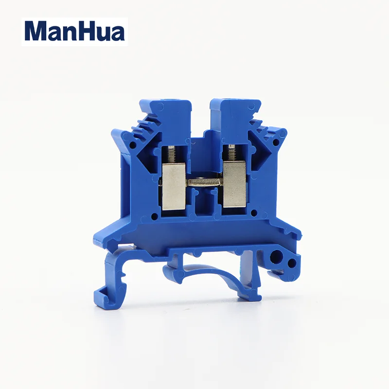 10Pcs UK-2.5B Din Rail Terminal Block Wire Electrical Conductor Universal Screw Connection Terminal Strip Block UK2.5B Connector