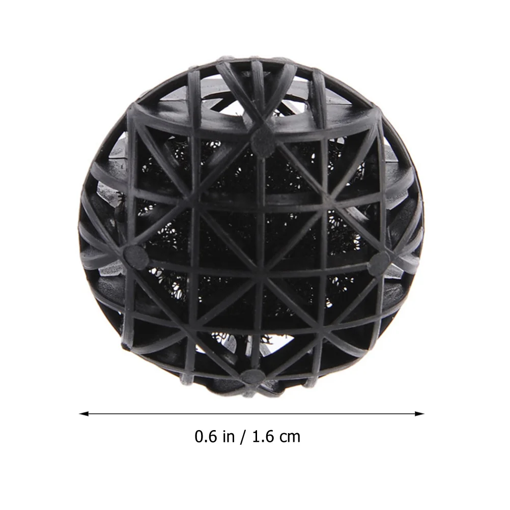 

200 Pcs Bio Balls Aquarium Filter Media Fish Tank Sea Freshwater Plant Pond Stable Quality Plastic Material