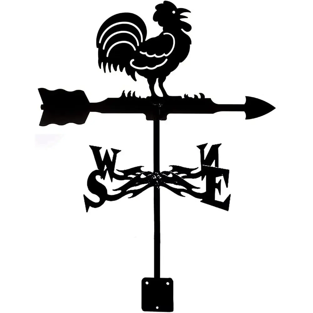 

Флюгер из нержавеющей стали в деревенском стиле в форме животных для сада — индикатор направления погоды и декоративный кол