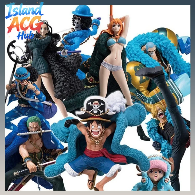 

Коллекционный набор фигурок Ichiban Kuji One Piece к 20-летию: Луффи, Нами, Зоро, Чоппер. Аниме-модели, статуэтки, украшение для рабочего стола.