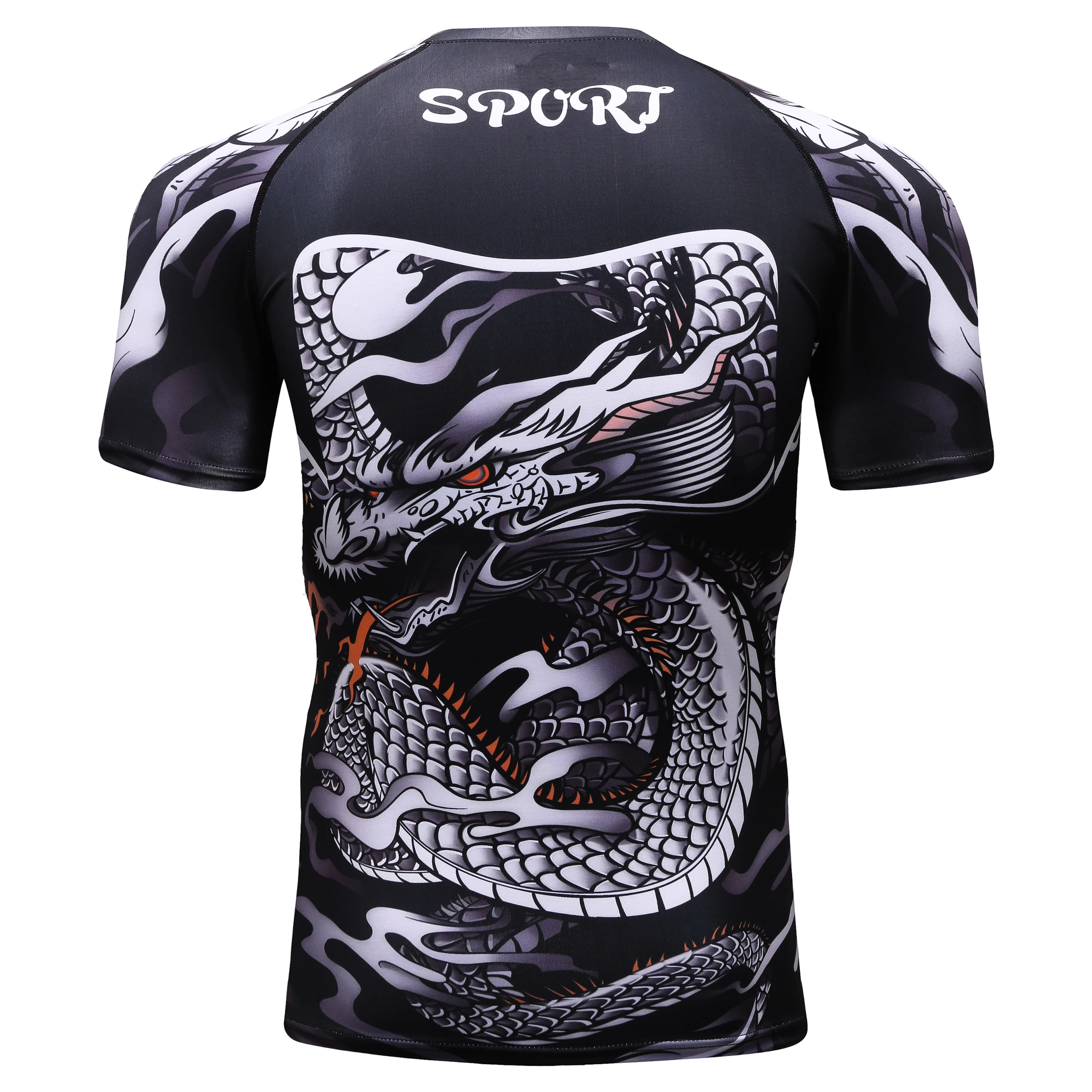 Cody Lundin Custom Pattern Men MMA Rashguard Jiu jitsu gi t-shirt traspirazione dell\'umidità esercizio ciclismo Running top Stretch