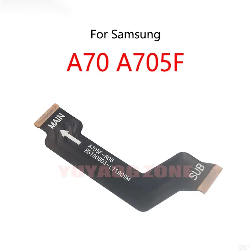 لسامسونج غالاكسي A70 A705F اللوحة الأم شاشة الكريستال السائل ربط كابل اللوحة الرئيسية الكابلات المرنة