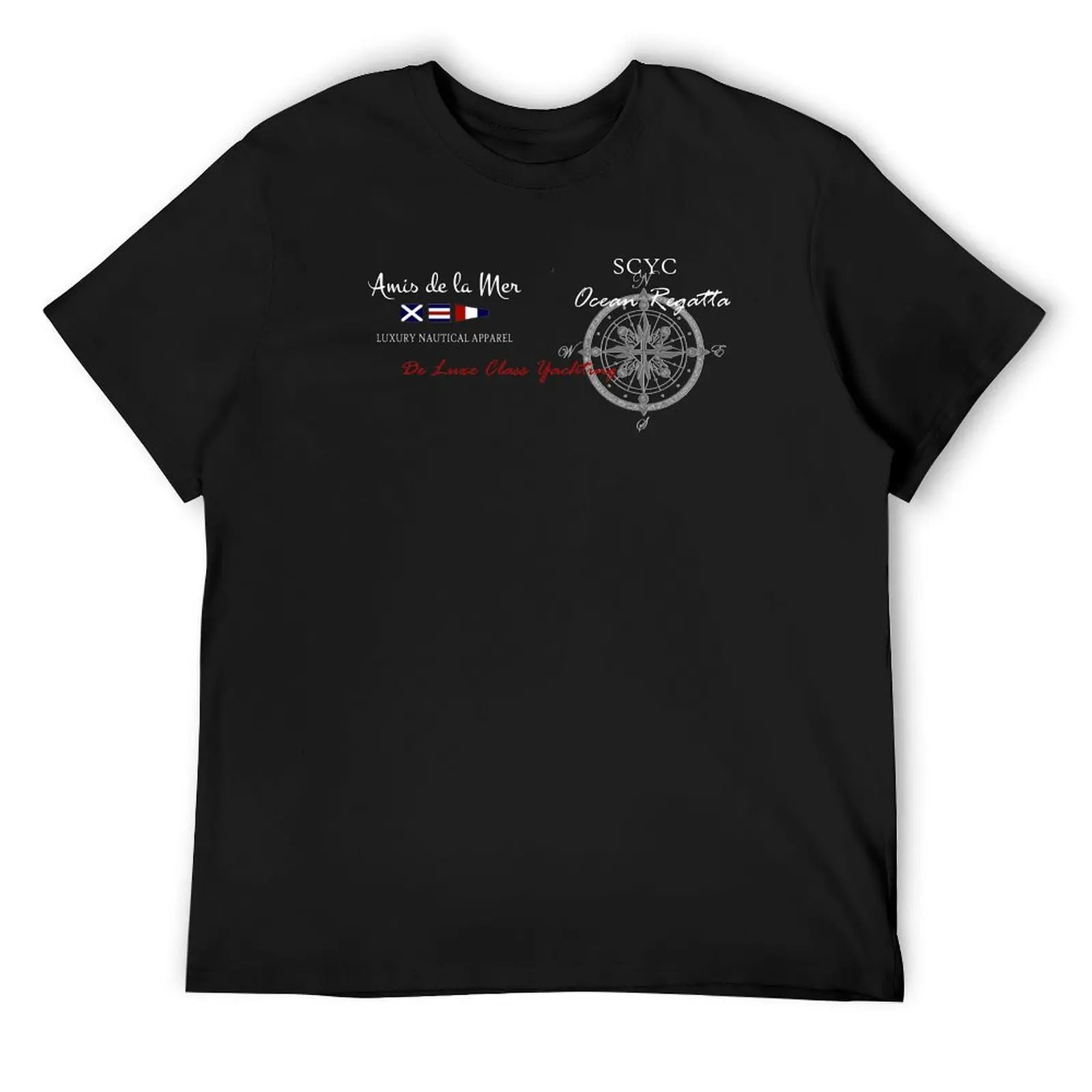 

Compass design T-Shirt oversizeds kawaii clothes anime stuff Men's t shirts