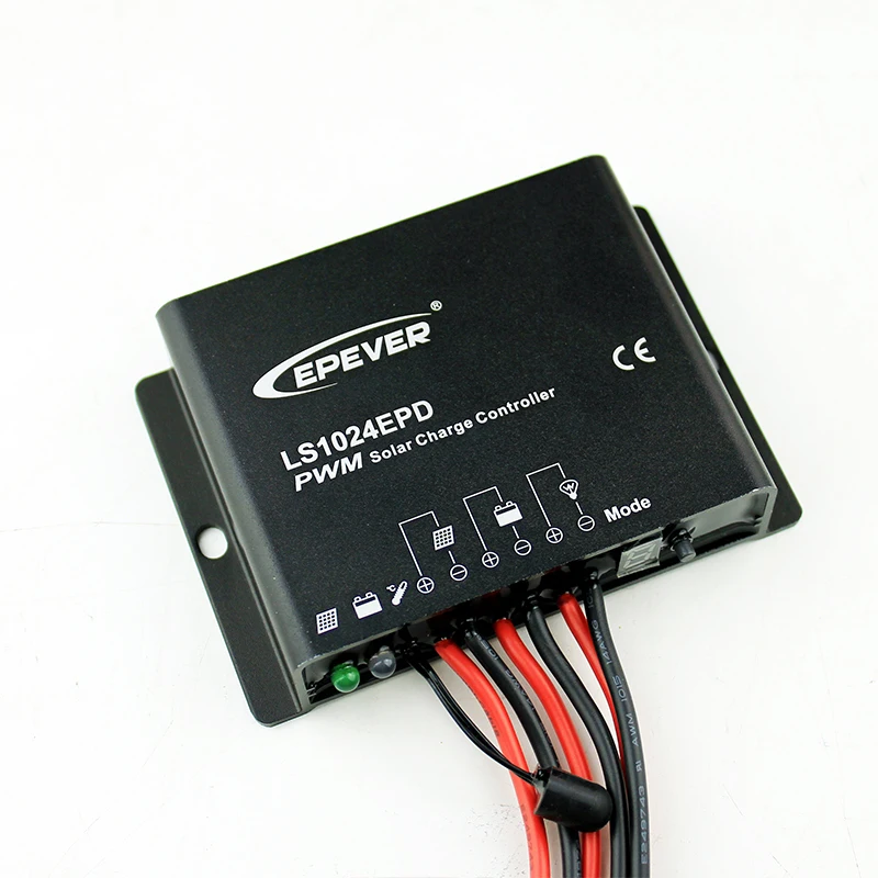 EPEVER LS-EPD Series(10/20A) PWM Charge Controller With Digital Tube Menu Control and IP67 Waterproof Design Solar Street Lights