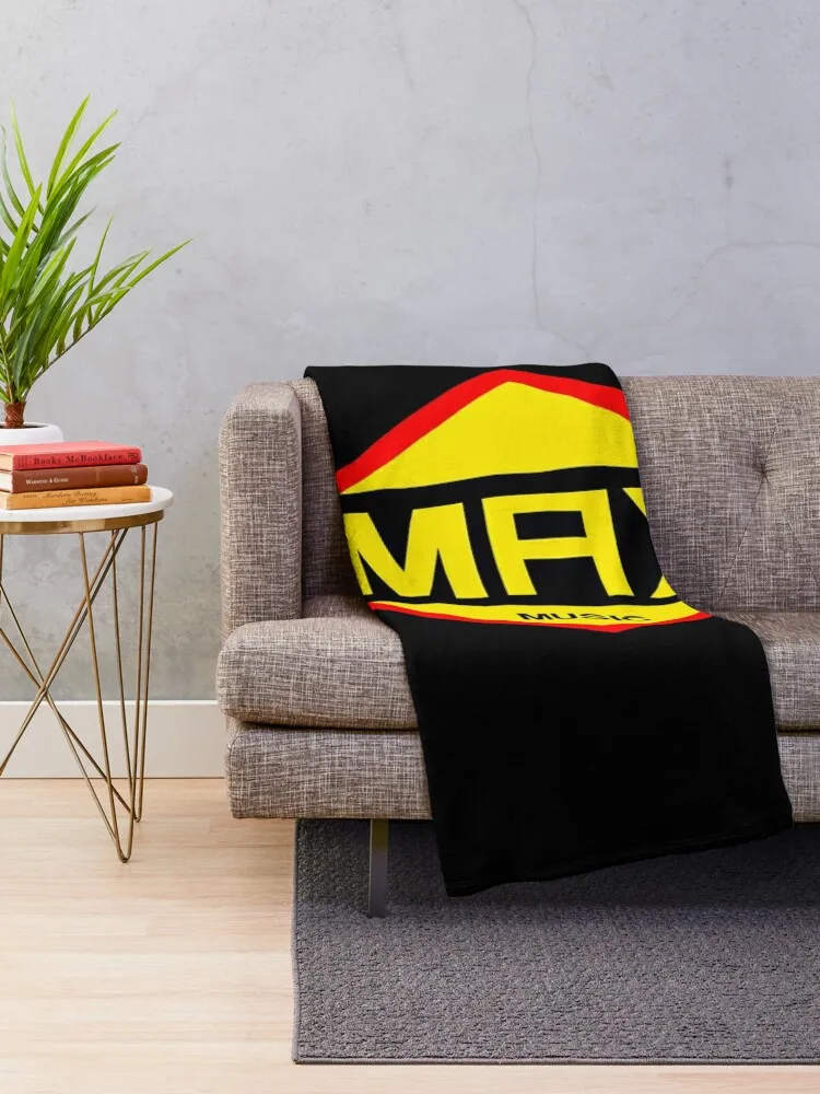 Max Music - Record label Throw Blanket for sofa Sofa Quilt Furrys wednesday Blankets