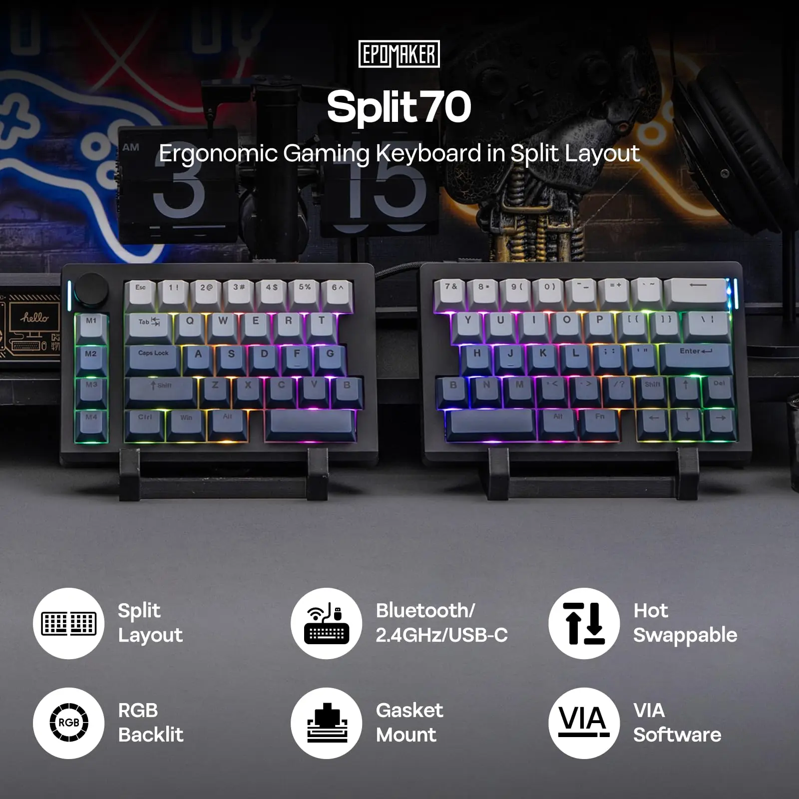 Split70 Wireless Ergonomic Keyboard Review: Why This Is the Only Mechanical Keyboard I’ll Ever Need Again