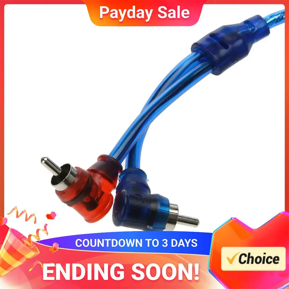 Car Styling 5m RCA Interconnect Cable Auto Amplifier Speaker Wire Automobile Audio Power Amplifier Cable